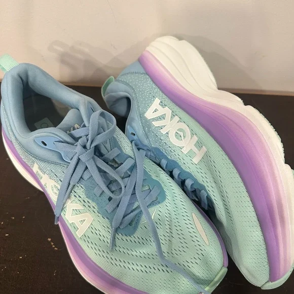 HOKA Women's Blue and Purple Running Shoes - Picture 9 of 9